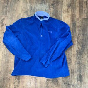 The North Face Women’s XXL Polartec Classic Fleece Half Zip Jacket Blue